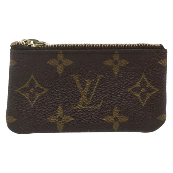 LOUIS VUITTON Monogram Pochette Cles Coin Purse M62650 LV Auth 178389A