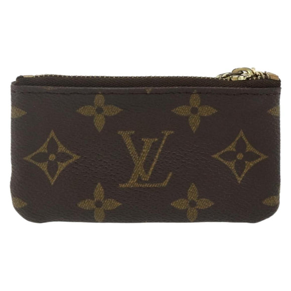 LOUIS VUITTON Monogram Pochette Cles Coin Purse M62650 LV Auth 178389A
