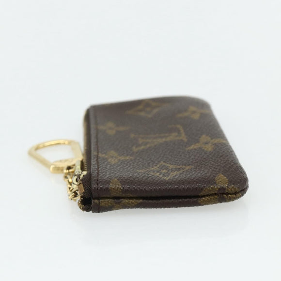 LOUIS VUITTON Monogram Pochette Cles Coin Purse M62650 LV Auth 178389A