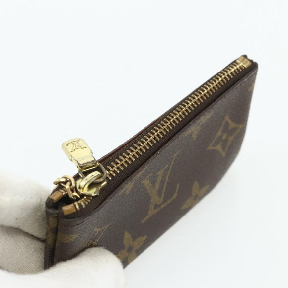 LOUIS VUITTON Monogram Pochette Cles Coin Purse M62650 LV Auth 178389A