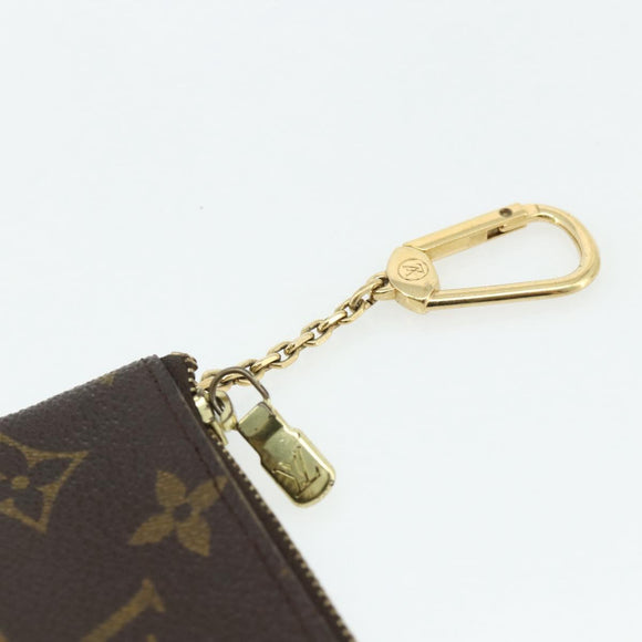 LOUIS VUITTON Monogram Pochette Cles Coin Purse M62650 LV Auth 178389A