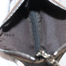 FENDI Zucca Canvas Coin Purse Brown Black Auth 178390-11