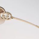 GUCCI Sunglasses metal Brown Auth 178391M-13