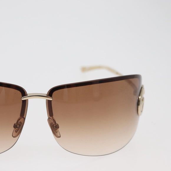 GUCCI Sunglasses metal Brown Auth 178391M