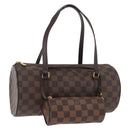 LOUIS VUITTON Damier Ebene Papillon 30 Hand Bag N51303 LV Auth 178393SAV-1