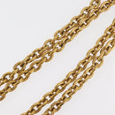 CHANEL COCO Mark Necklace metal Gold CC Auth 178394M-10