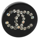 CHANEL Ohrring Kunststoff Schwarz CC Auth 178395M-7