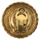 CHANEL Earring metal Gold CC Auth 178397-3