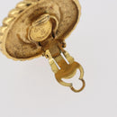 CHANEL Earring metal Gold CC Auth 178397-5