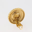 CHANEL Earring metal Gold CC Auth 178397-8