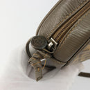 FENDI Zucchino Canvas Shoulder Bag Coated Canvas Beige Gold Auth 178399-9