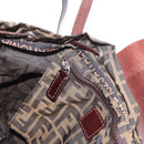 FENDI Zucca Canvas Backpack Brown Black Auth 178400-25