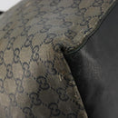 GUCCI GG Crystal Tote Bag Coated Canvas Navy 131231 Auth 178402-14