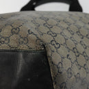 GUCCI GG Crystal Tote Bag Coated Canvas Navy 131231 Auth 178402-15