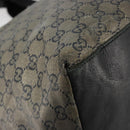 GUCCI GG Crystal Tote Bag Coated Canvas Navy 131231 Auth 178402-16