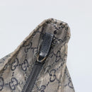 GUCCI GG Crystal Tote Bag Coated Canvas Navy 131231 Auth 178402-10