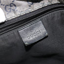 GUCCI GG Crystal Tote Bag Coated Canvas Navy 131231 Auth 178402-18