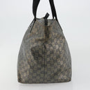 GUCCI GG Crystal Tote Bag Coated Canvas Navy 131231 Auth 178402-3