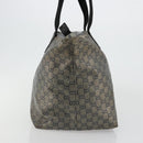 GUCCI GG Crystal Tote Bag Coated Canvas Navy 131231 Auth 178402-4