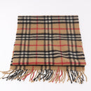 Burberrys Nova Check Scarf Wool 2 Set Beige Auth 178403-4