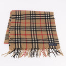 Burberrys Nova Check Scarf Wool 2 Set Beige Auth 178403-7