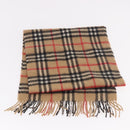 Burberrys Nova Check Scarf Wool 2 Set Beige Auth 178403-8