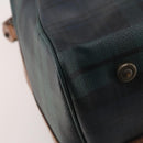 Polo Ralph Lauren Boston Bag PVC Leather 2way Green Brown Auth 178404-17