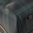 Polo Ralph Lauren Boston Bag PVC Leather 2way Green Brown Auth 178404-19
