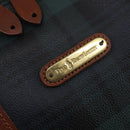 Polo Ralph Lauren Boston Bag PVC Leather 2way Green Brown Auth 178404-21