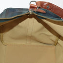 Polo Ralph Lauren Boston Bag PVC Leather 2way Green Brown Auth 178404-22
