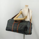 Polo Ralph Lauren Boston Bag PVC Leather 2way Green Brown Auth 178404-25