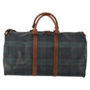 Polo Ralph Lauren Boston Bag PVC Leather 2way Green Brown Auth 178404-2