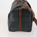 Polo Ralph Lauren Boston Bag PVC Leather 2way Green Brown Auth 178404-4