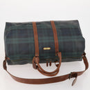 Polo Ralph Lauren Boston Bag PVC Leather 2way Green Brown Auth 178404-7