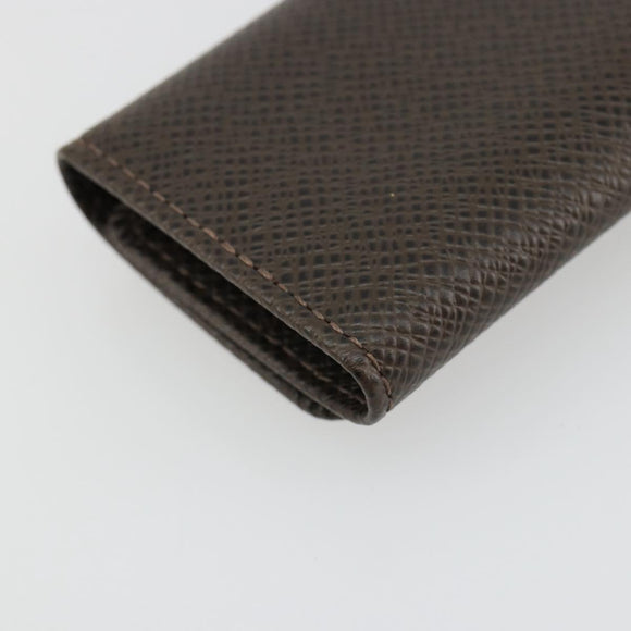 LOUIS VUITTON Taiga Multicles 4 Key Case Grizzly M30528 LV Auth 178406A