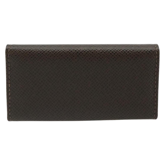 LOUIS VUITTON Taiga Multicles 4 Key Case Grizzly M30528 LV Auth 178406A