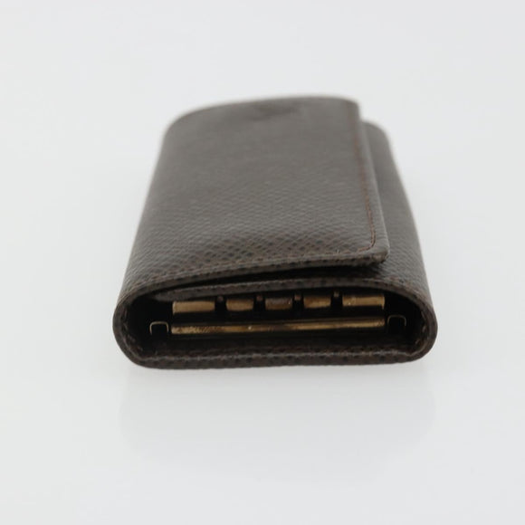 LOUIS VUITTON Taiga Multicles 4 Key Case Grizzly M30528 LV Auth 178406A