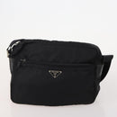 PRADA Shoulder Bag Nylon 4 Set Khaki Black Red Auth 178408-10