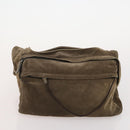 PRADA Shoulder Bag Nylon 4 Set Khaki Black Red Auth 178408-16