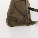 PRADA Shoulder Bag Nylon 4 Set Khaki Black Red Auth 178408-18