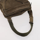 PRADA Shoulder Bag Nylon 4 Set Khaki Black Red Auth 178408-19