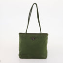 PRADA Shoulder Bag Nylon 4 Set Khaki Black Red Auth 178408-22
