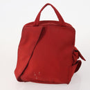 PRADA Shoulder Bag Nylon 4 Set Khaki Black Red Auth 178408-3
