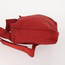 PRADA Shoulder Bag Nylon 4 Set Khaki Black Red Auth 178408-7