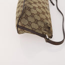 GUCCI GG Canvas Hand Bag 4 Set Black Beige Auth 178410-10