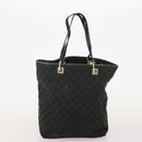 GUCCI GG Canvas Hand Bag 4 Set Black Beige Auth 178410-15
