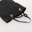 GUCCI GG Canvas Hand Bag 4 Set Black Beige Auth 178410-17