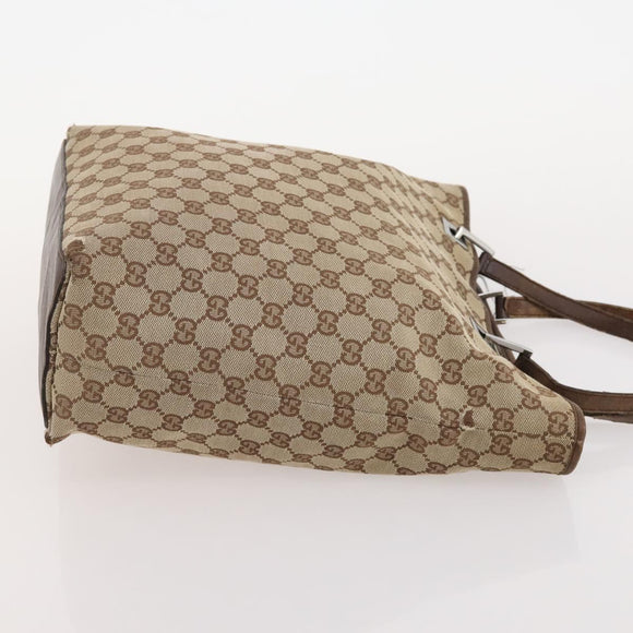 GUCCI GG Canvas Hand Bag 4 Set Black Beige Auth 178410