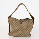 GUCCI GG Canvas Hand Bag 4 Set Black Beige Auth 178410-3