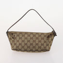 GUCCI GG Canvas Hand Bag 4 Set Black Beige Auth 178410-9